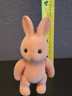 Vintage Teddy Bear Story Applause Rabbit Figure Flocked 1986 Sekiguchi